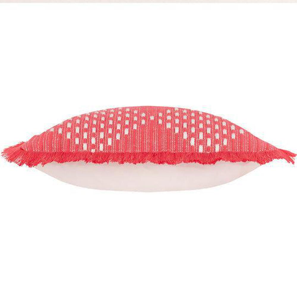 Kadie Outdoor Woven Pillow Pink