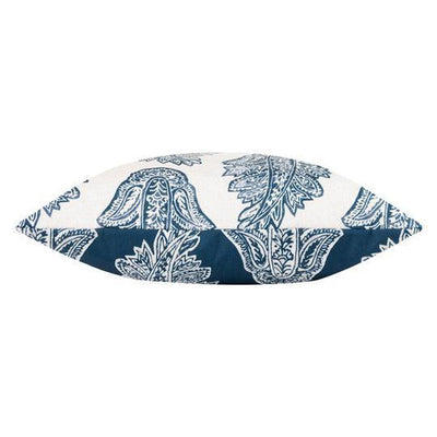 Kalindi Paisley Outdoor Pillow Navy