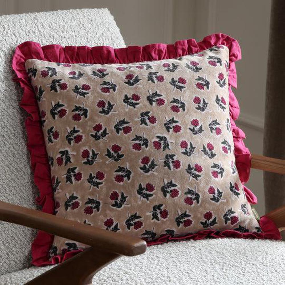 Kemble Pillow Violet Cerise