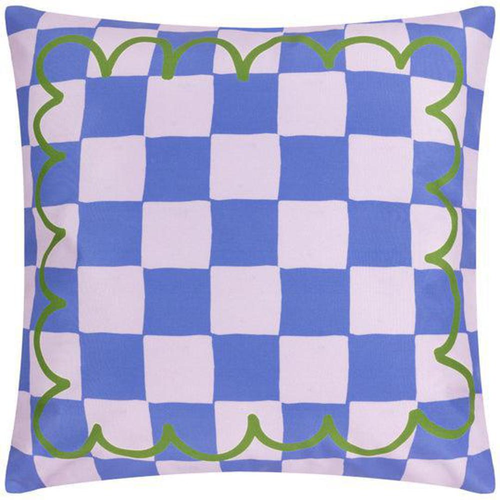 Lemons Outdoor Pillow Blue