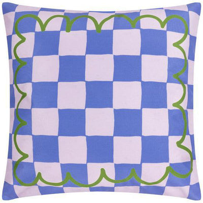 Lemons Outdoor Pillow Blue