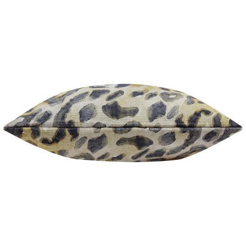 Leopard Woven Outdoor Pillow Multi