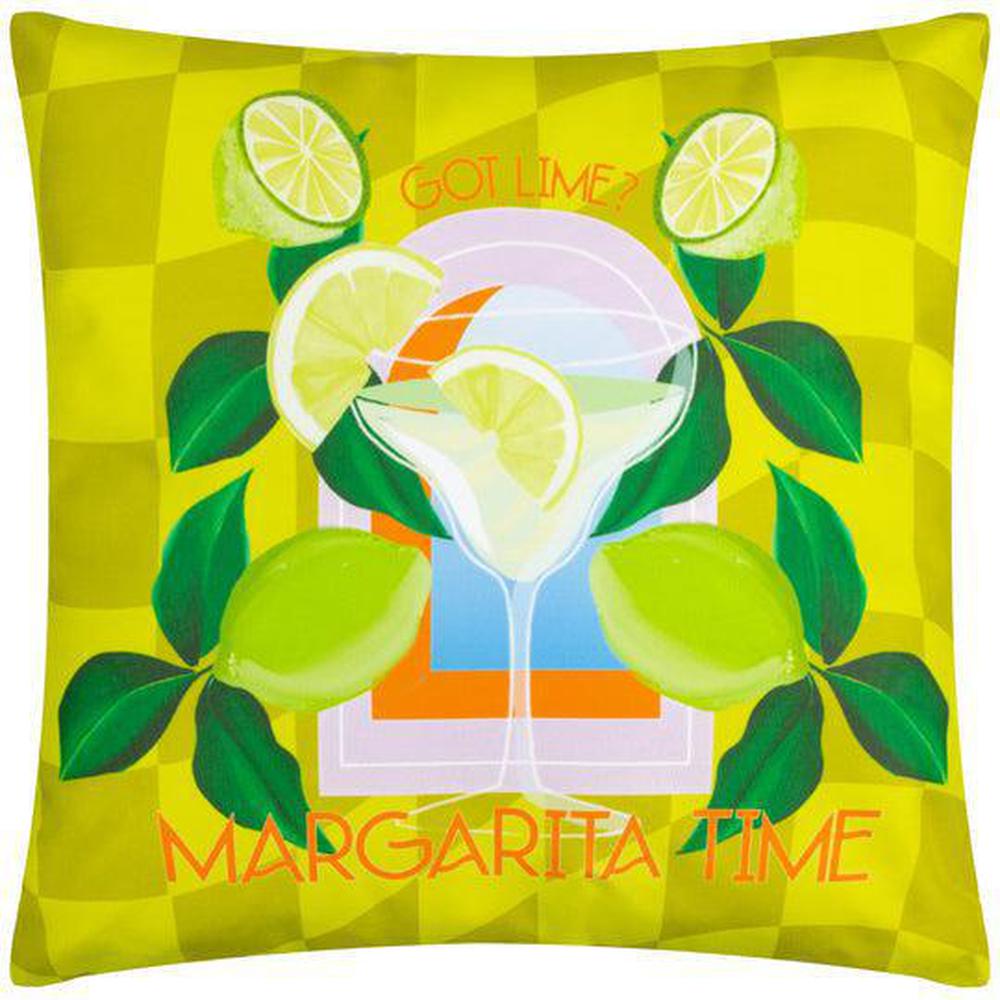 Margarita Outdoor Pillow Lime