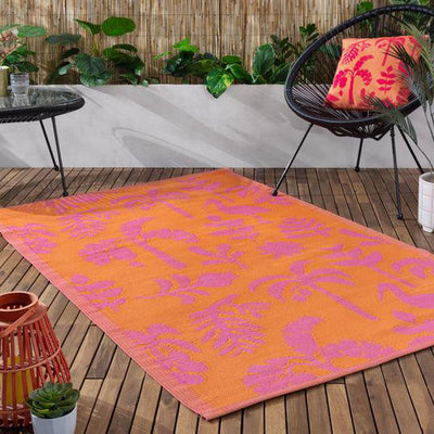 Marula Outdoor Pillow Coral Pink