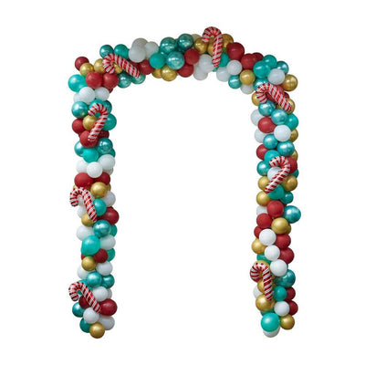 Candy Cane Balloon Arch Pack