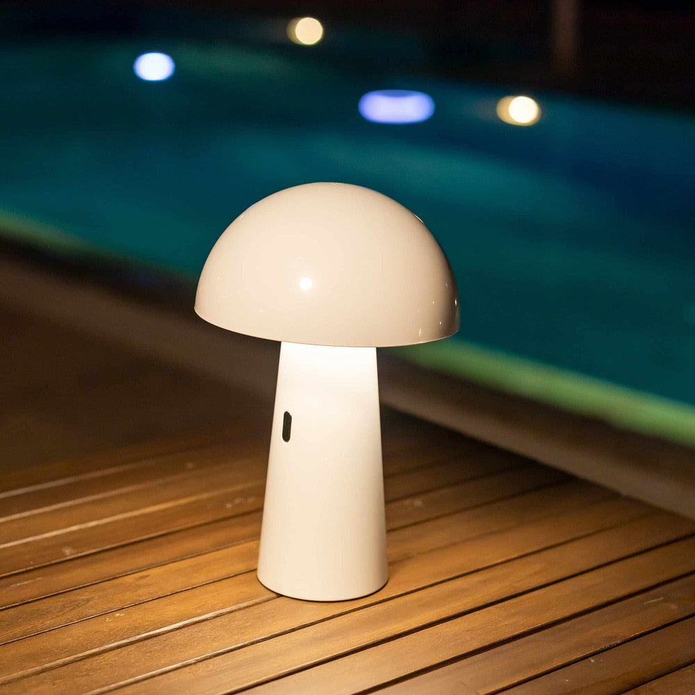 Shitake Re-chargeable Lamp White
