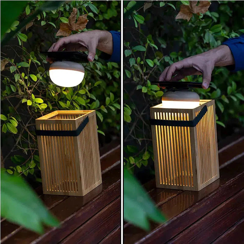 x3 Okinawa Solar Bamboo Lanterns