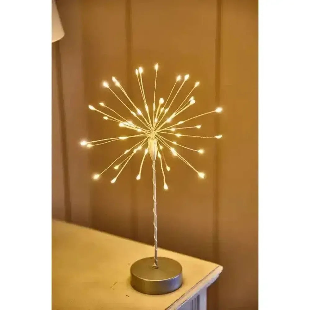 x6 Mini Table Starburst Silver & x24 Starburst Tealights
