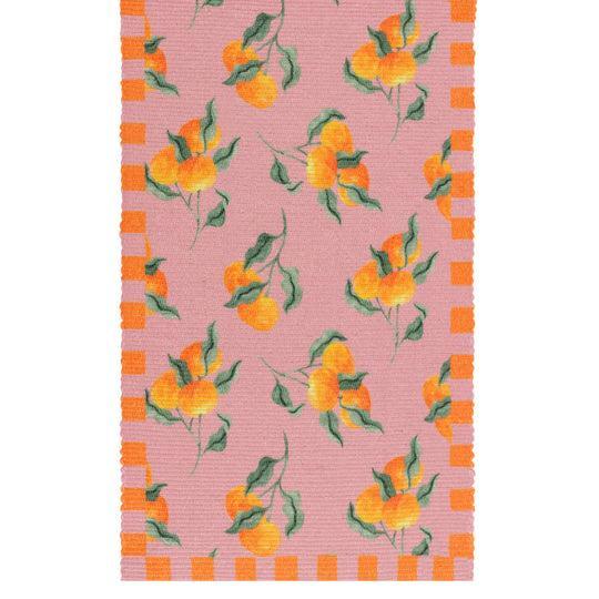 Oranges Table Runner Pink