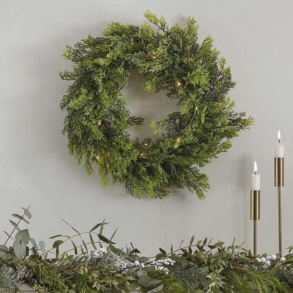 Pine Foliage Christmas Wreath