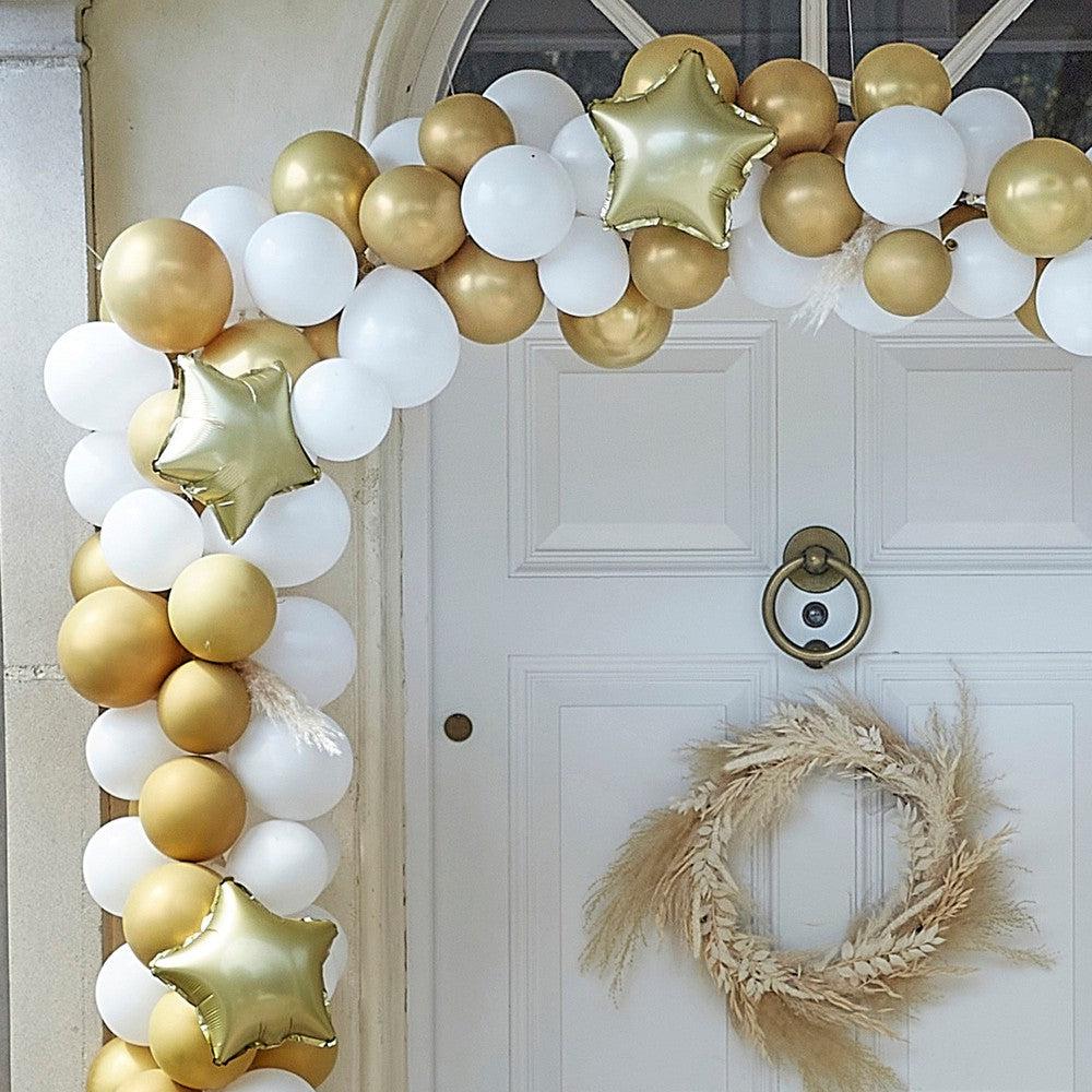 Gold Christmas Door Arch Pack