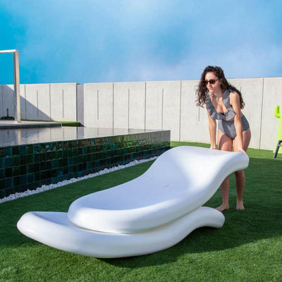 Rasa Sun Lounger White