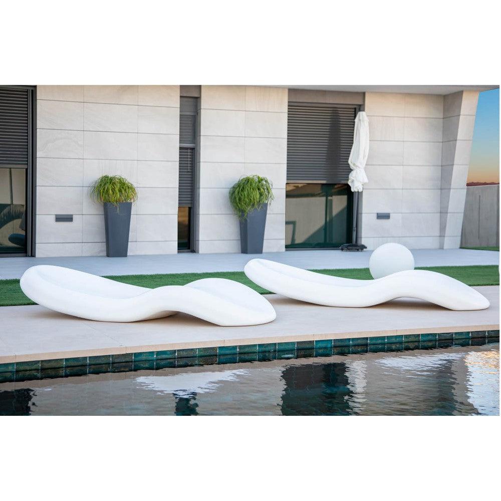 Rasa Sun Lounger White