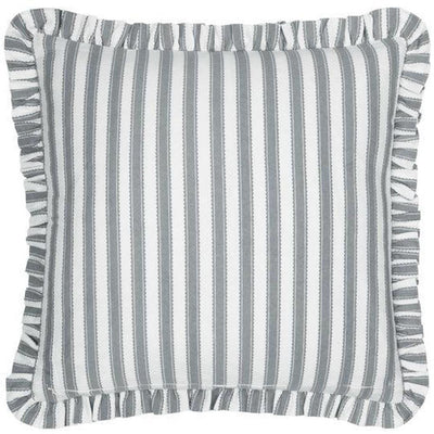 Sessile Leaf Ruffle Pillow Flax