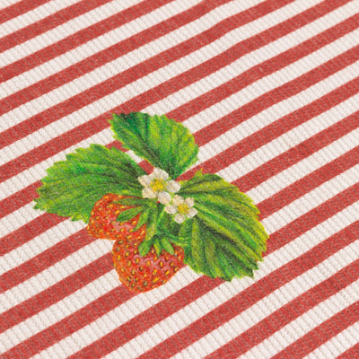 Strawberry Stripes Table Runner Candy Cane