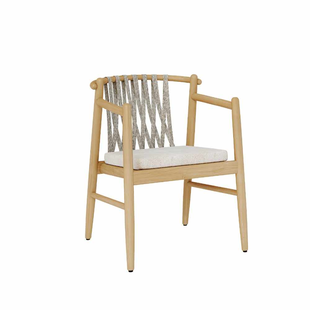 Torre Teak Dining Chair (with Arms)