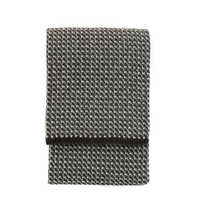 Cross Knit Throw Grey