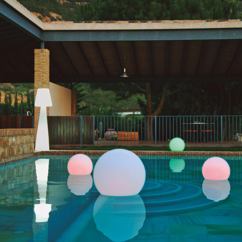 8x Floating Solar Sphere Lights