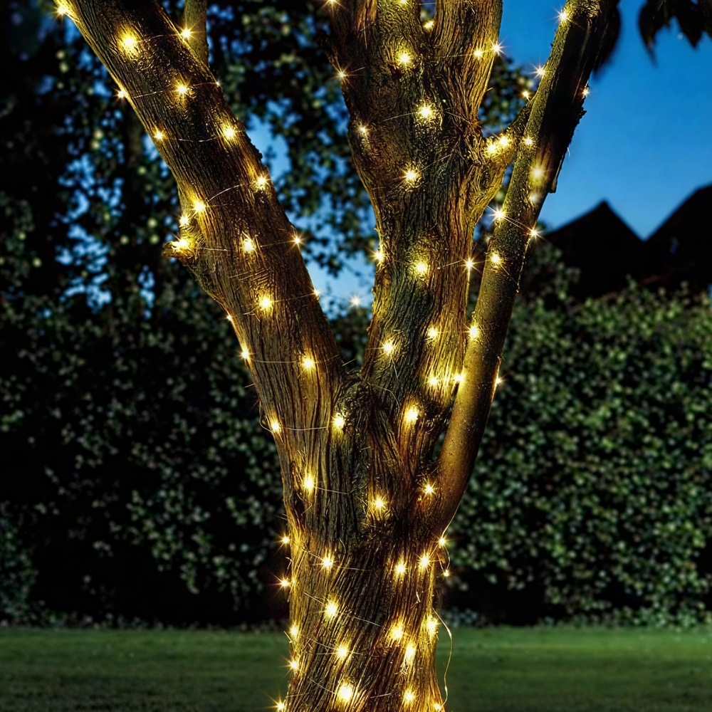 Solar Cluster String Lights