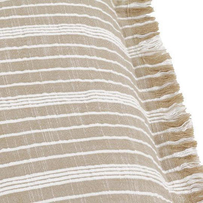 Tide Textured Stripe Outdoor Pillow Natural