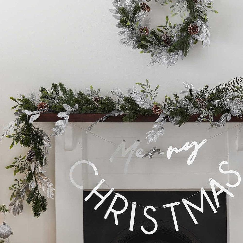 Silver Christmas Garland