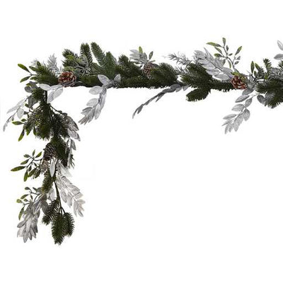 Silver Christmas Garland