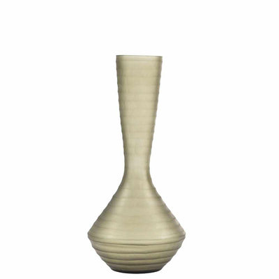 VASES/ PLANTERS - Aryan Glass Vase Brown