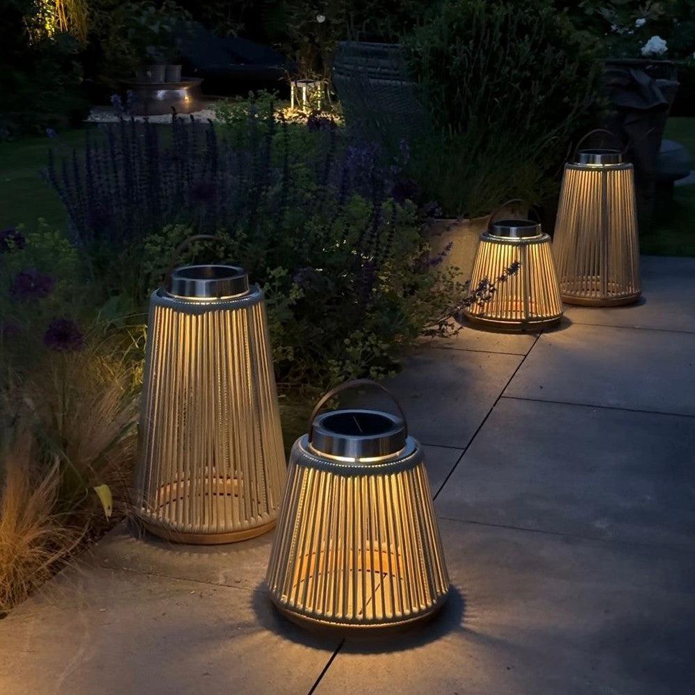 x4 Athena Grey Luxury Solar Lights