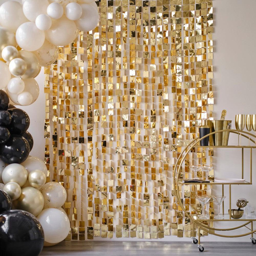 Champagne Gold Sequin Hanging Decoration