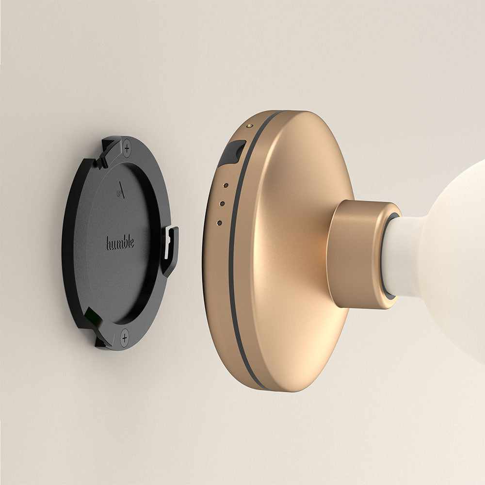 Cordless Wall Light Gold Frosted