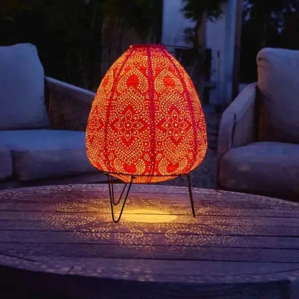 Solar Lantern Pumpkin Dome