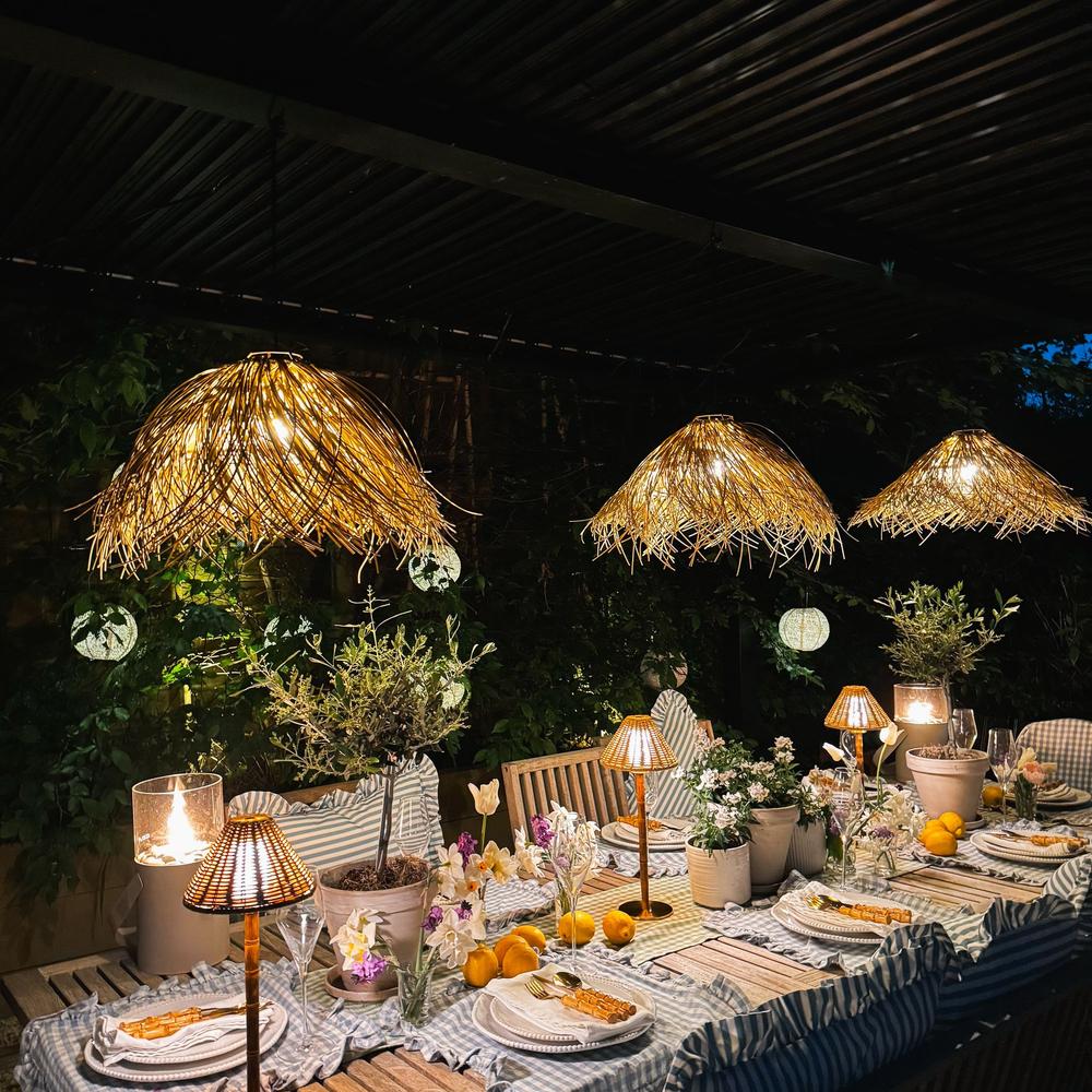 x3 Grass Solar Pendant Lights