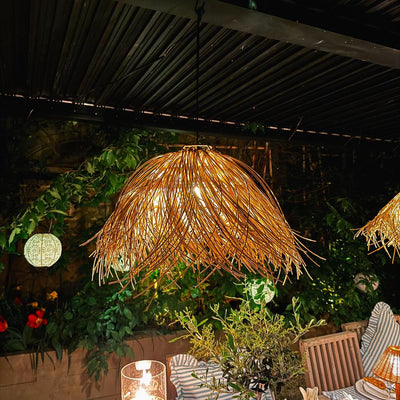 x3 Grass Solar Pendant Lights