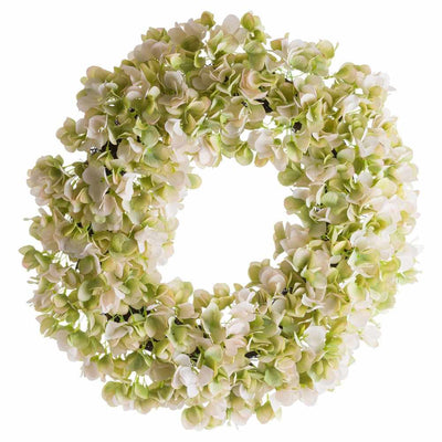 Hydrangea Wreath White - NEST & FLOWERS