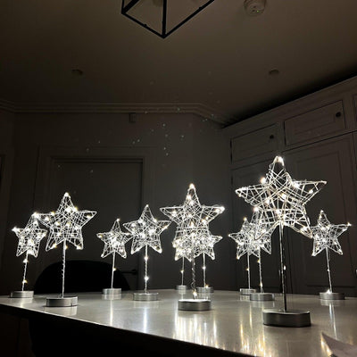 x12 Table Stars Silver