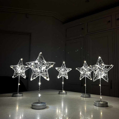 x6 Table Stars Silver