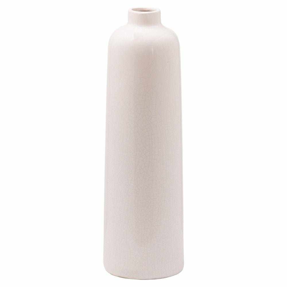Large Glazed Vase White