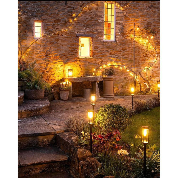 x4 Lavenham Solar Garden Lights – Nest & Flowers