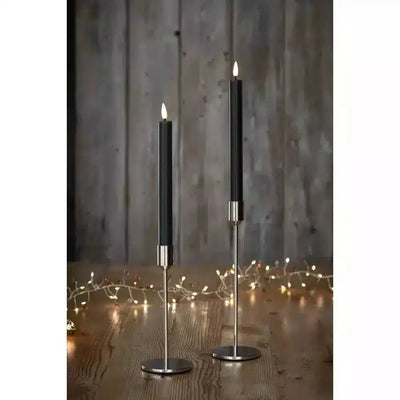 LED Chandelier Candles Charcoal - NEST & FLOWERS