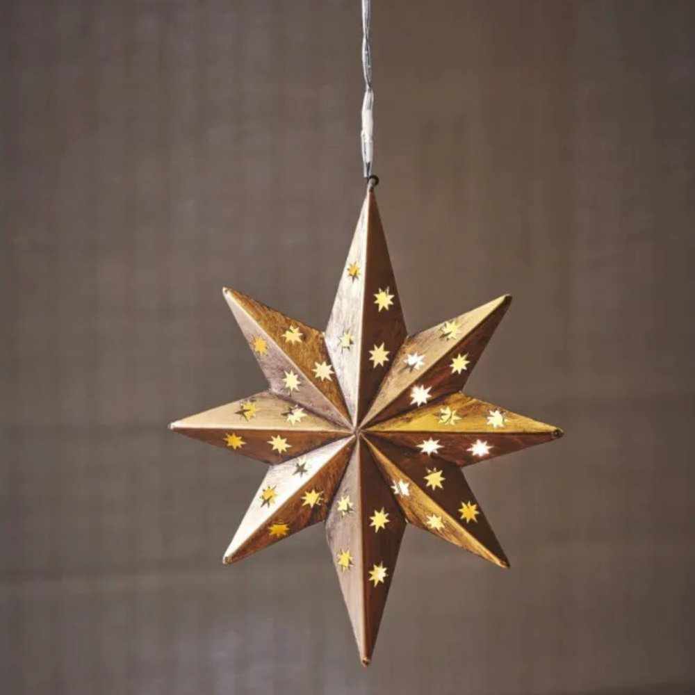 LED Star Light Small Gold - NEST & FLOWERS