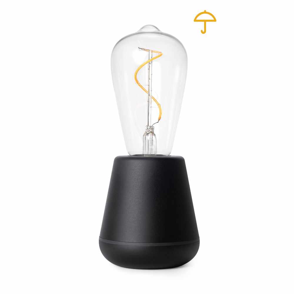 Lummus Re-chargeable Table Lamp Black