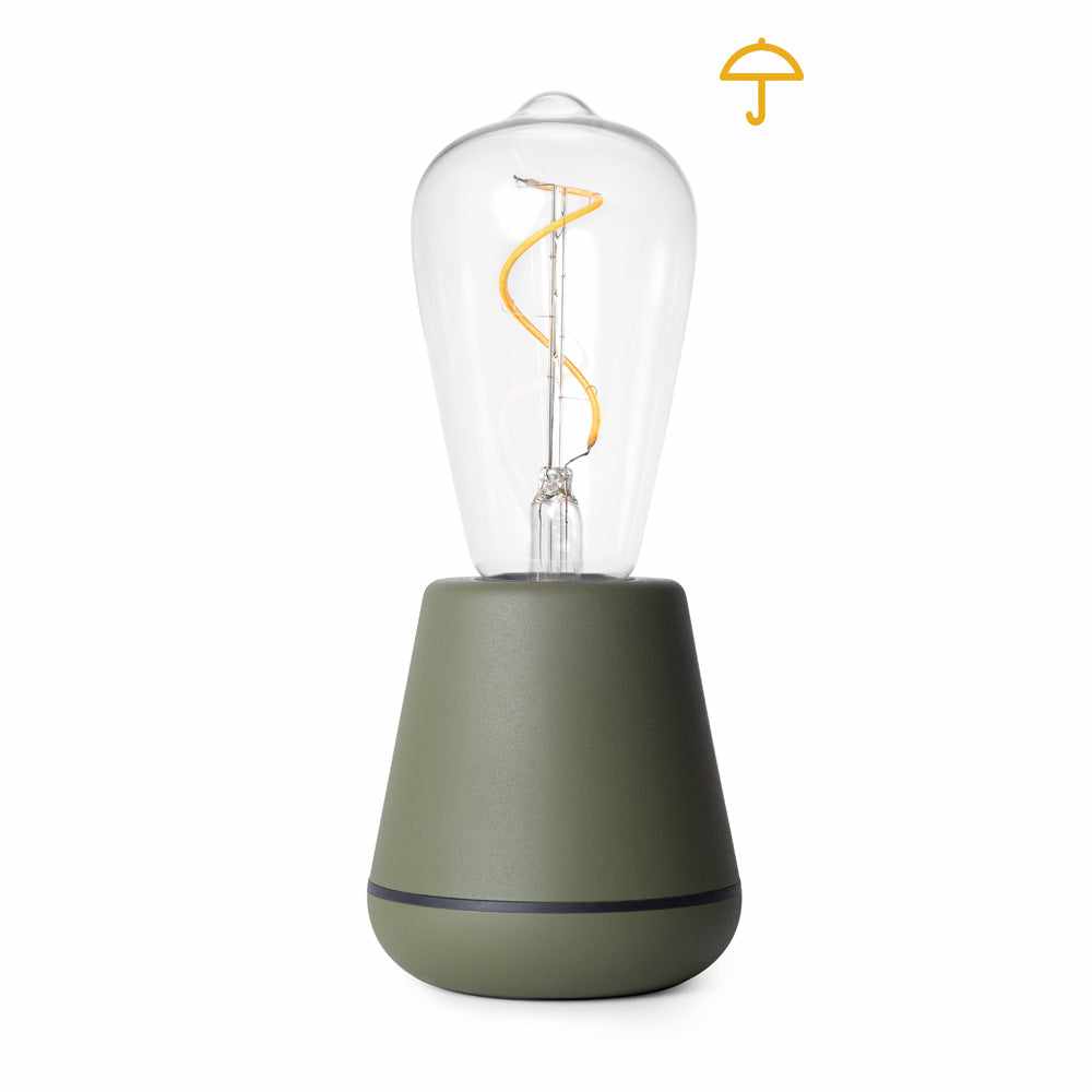 Lummus Re-chargeable Table Lamp Green