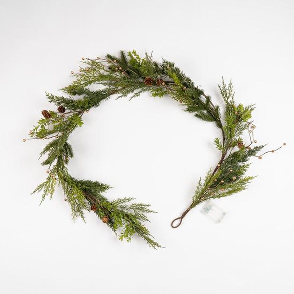 Pre Lit Pine Garland