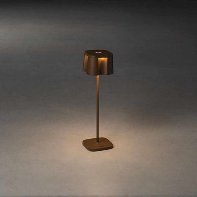 Malibu Re-chargeable Table Lamp Rust - NEST & FLOWERS