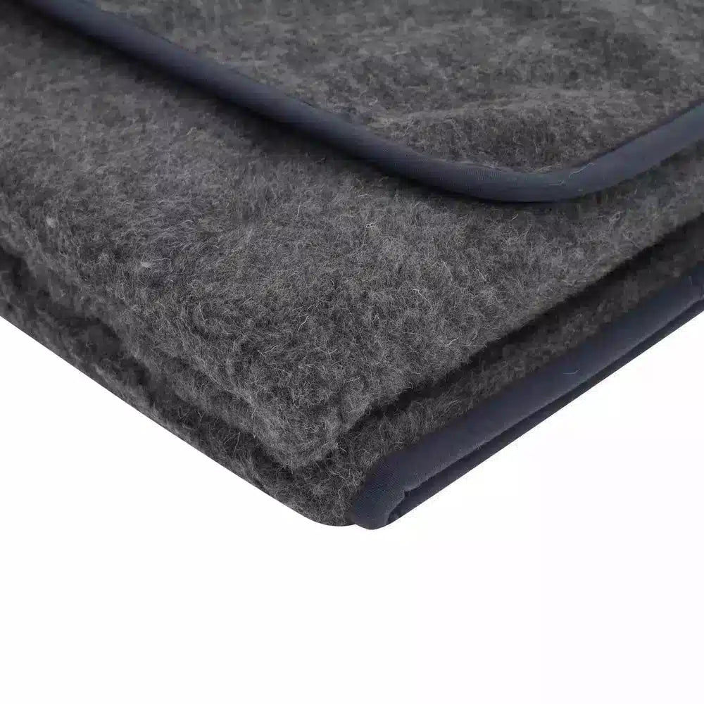 Merino Wool Blanket Grey - NEST & FLOWERS