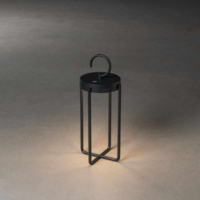 Meyer Re-chargeable Lantern Black - NEST & FLOWERS
