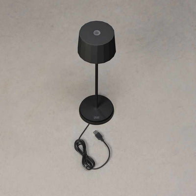 Monica Re-chargeable Table Lamp Black - NEST & FLOWERS