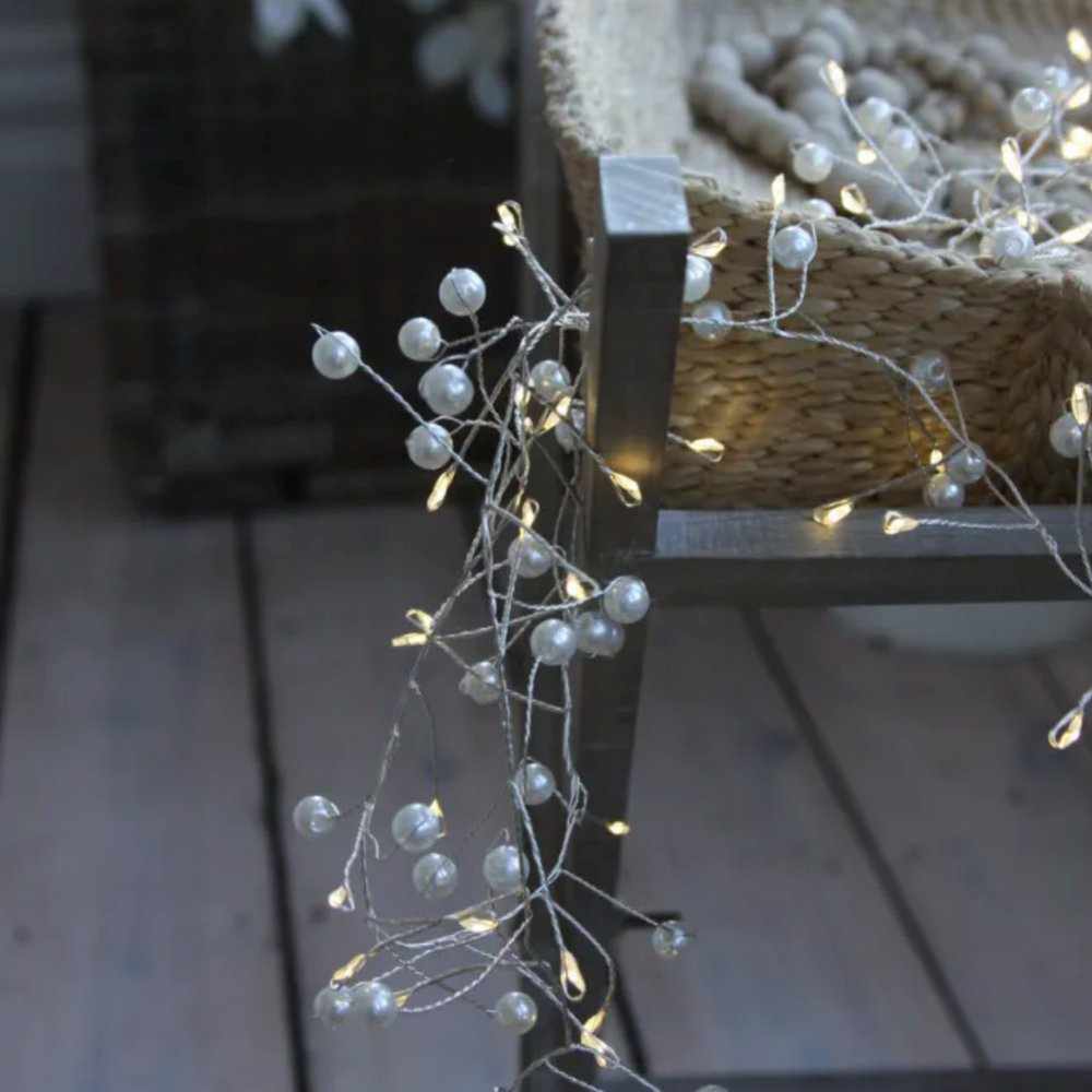 Pearl Cluster Garland - NEST & FLOWERS