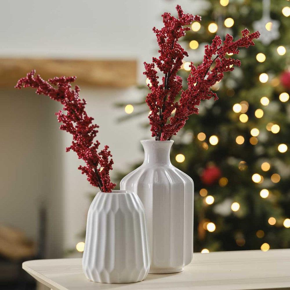 Red Berry Christmas Foliage Decorations