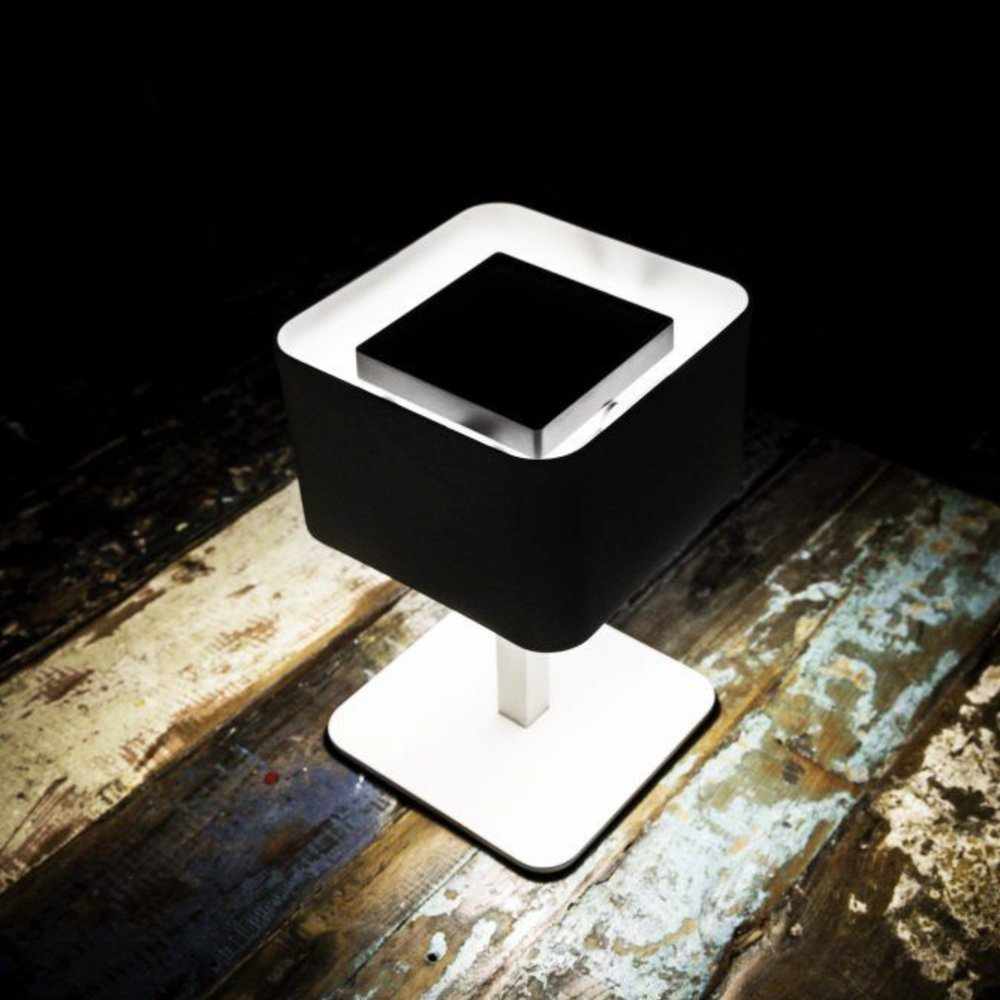 Solar Table Light Square Carbon Black